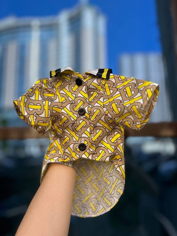 Рубашка Стиль класу Burberry з полосатим комірцем