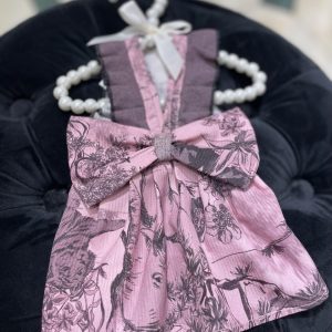 Сукня рожево-чорна