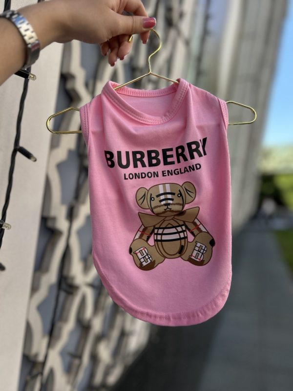 Футболка Стиль класу Burberry рожева
