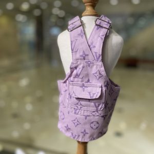 Сукня Стиль класу Louis Vuitton джинсова фіолетова
