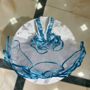 Сукня блакитно-біла С