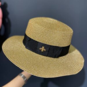 Жіночий капелюх коричн близк. з бджілкою з бантом