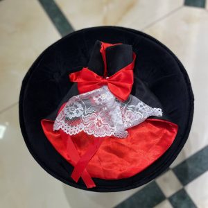 Накидка червона з бантом