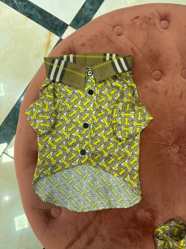 Рубашка Стиль класу Burberry клітка комірець L - Рубашки - uPet Shop Інтернет-магазин зоотоварів — преміум одяг та аксесуари для ваших улюбленців, собак та котів