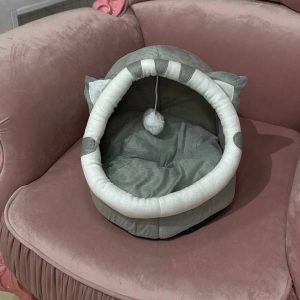 лежанка для котів сіра С - Лежанки - uPet Shop Інтернет-магазин зоотоварів — преміум одяг та аксесуари для ваших улюбленців, собак та котів