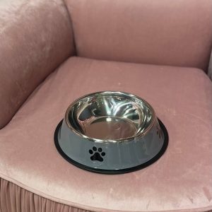 Мисочка темно сіра з лапками L - Миски, поїлки, пляшечки - uPet Shop магазин зоотоварів - преміум одяг та аксесуари для ваших улюбленців, собак та котів