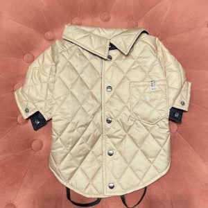 Куртка бежева за кріпленням на лапках - Куртки - uPet Shop магазин зоотоварів - преміум одяг та аксесуари для ваших улюбленців, собак та котів