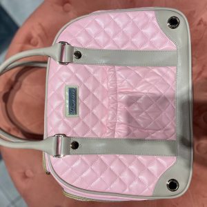 Сумка переноска рожева